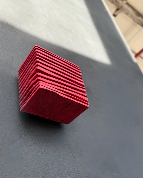 Décoration murale en plâtre Boho surdimensionnée faite à la main « SHADOW XL » Noir - 36, 45 et 65 pouces