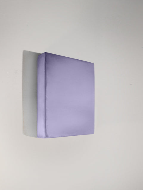 Décoration murale bohème. Art en plâtre surdimensionné de style Japandi en 3D - INSIDE OUT - 48x32x2 po. 32x24x2 po. Violet, rose doré, turquoise.