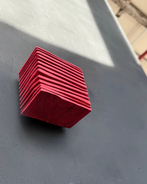 Décoration murale en plâtre Boho surdimensionnée faite à la main « SHADOW XL » Noir - 36, 45 et 65 pouces