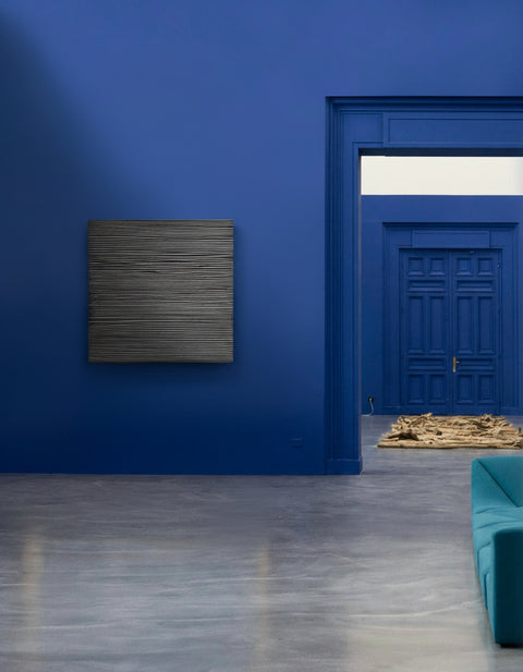 SHADOW Black — Plaster Wall Sculpture