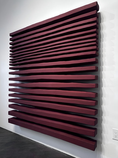 Arte de pared de yeso bohemio hecho a mano en relieve de gran tamaño "SHADOW XL" en negro - 36, 45 y 65 pulgadas