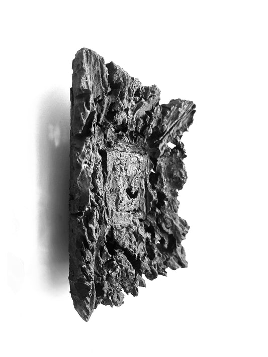 BIJOUX — Charcoal Gray, side profile showing relief depth