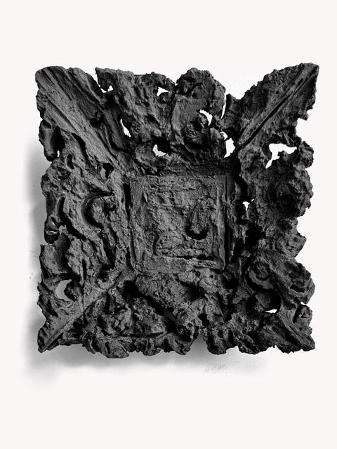 Juego de arte de pared de 3, 5, 7 piezas, juego de arte de pared de yeso hecho a mano, decoración de pared bohemia "Bijoux", 6 x 6 x 2 pulgadas.