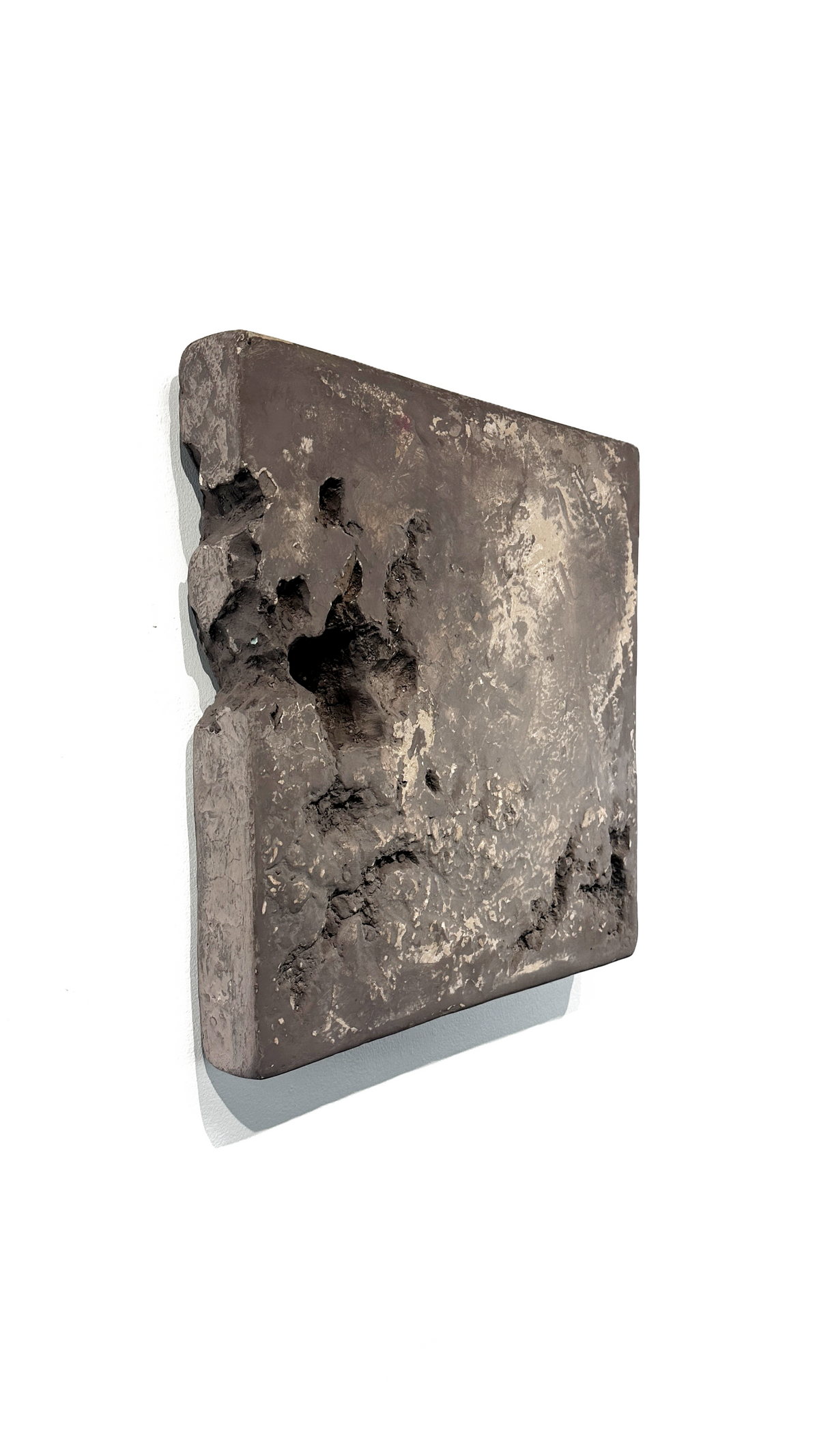 GAIA — Taupe, studio view, natural light on textured taupe surface, SIZMARI