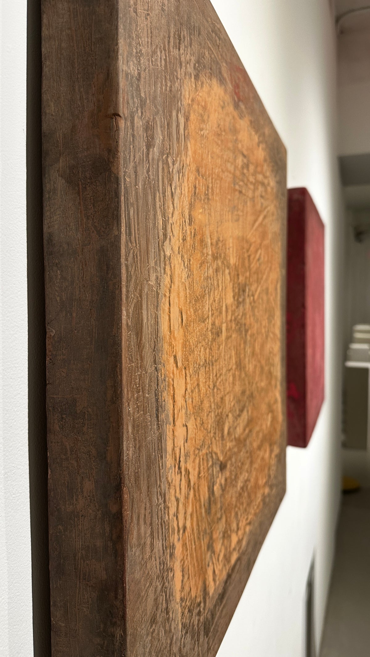 INSIDE OUT — Rusty Terracotta, corner detail, edge profile, depth and shadow