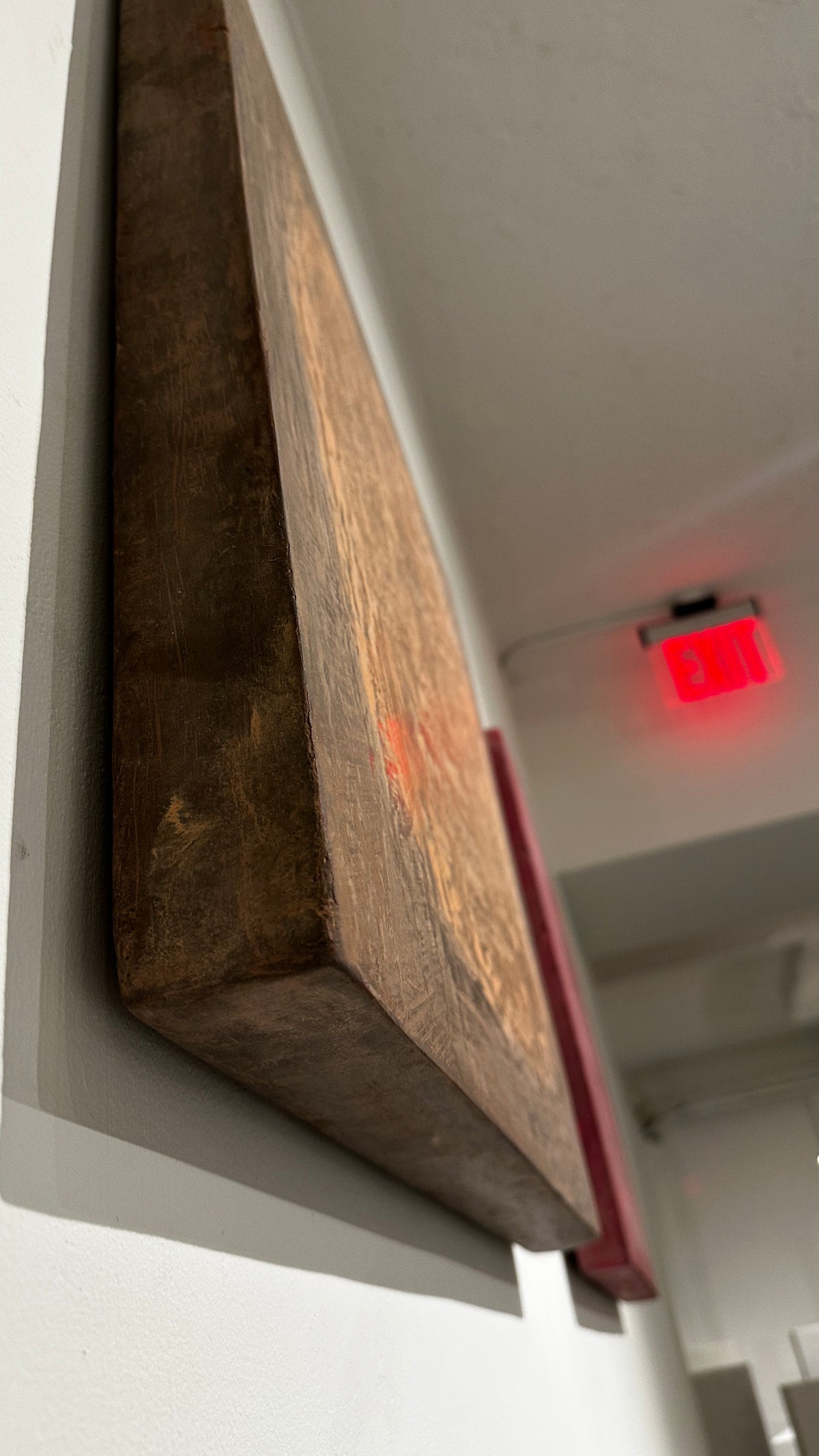 INSIDE OUT — Rusty Terracotta, surface texture, warm tones shifting with light throughout the day