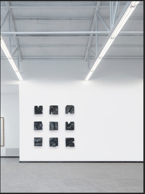 WABABI - Minimalist Japandi Black Sculptural Wall Art