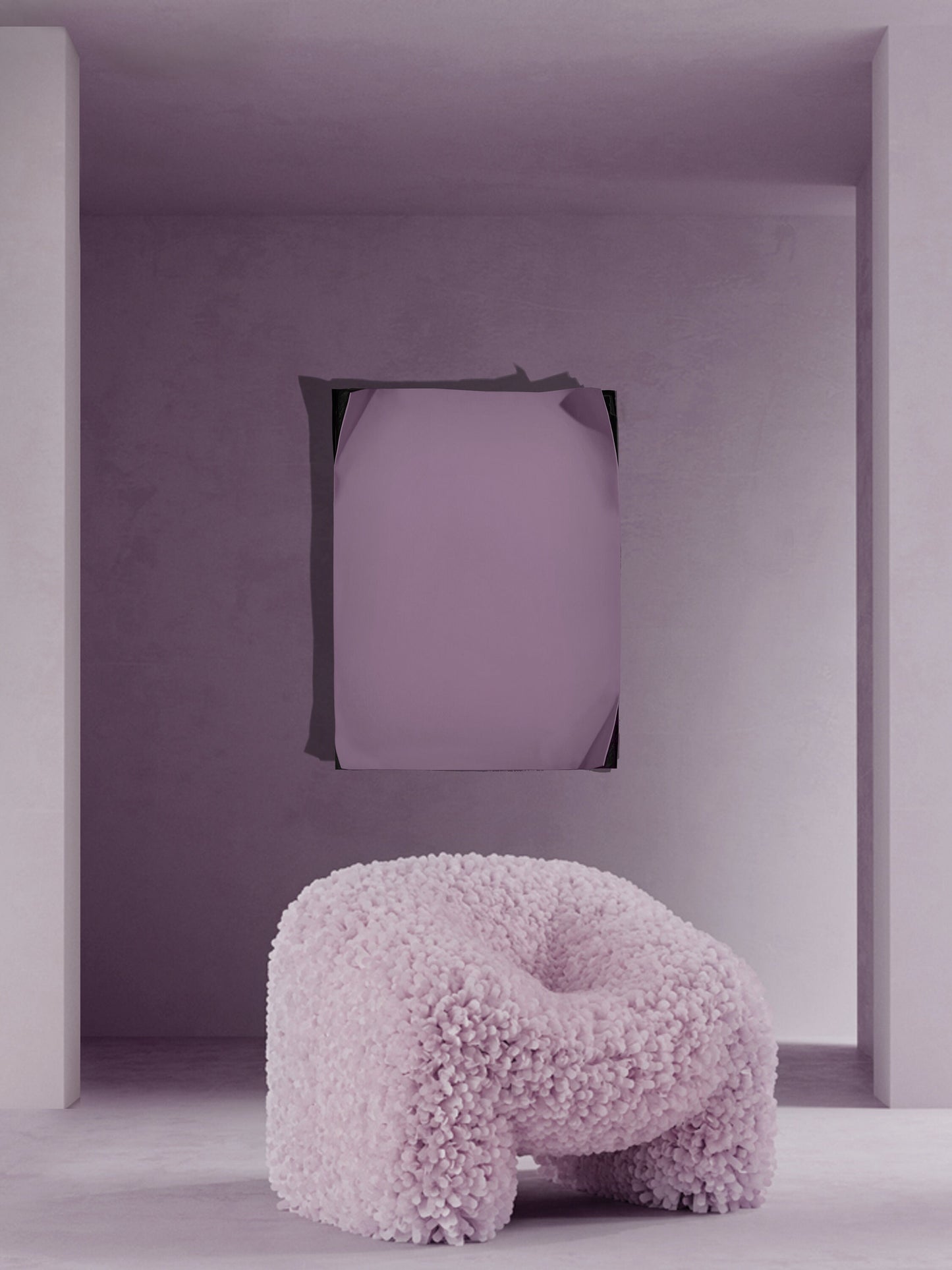 Décoration murale en plâtre surdimensionnée, couches impressionnantes, INNER WORLD - Big