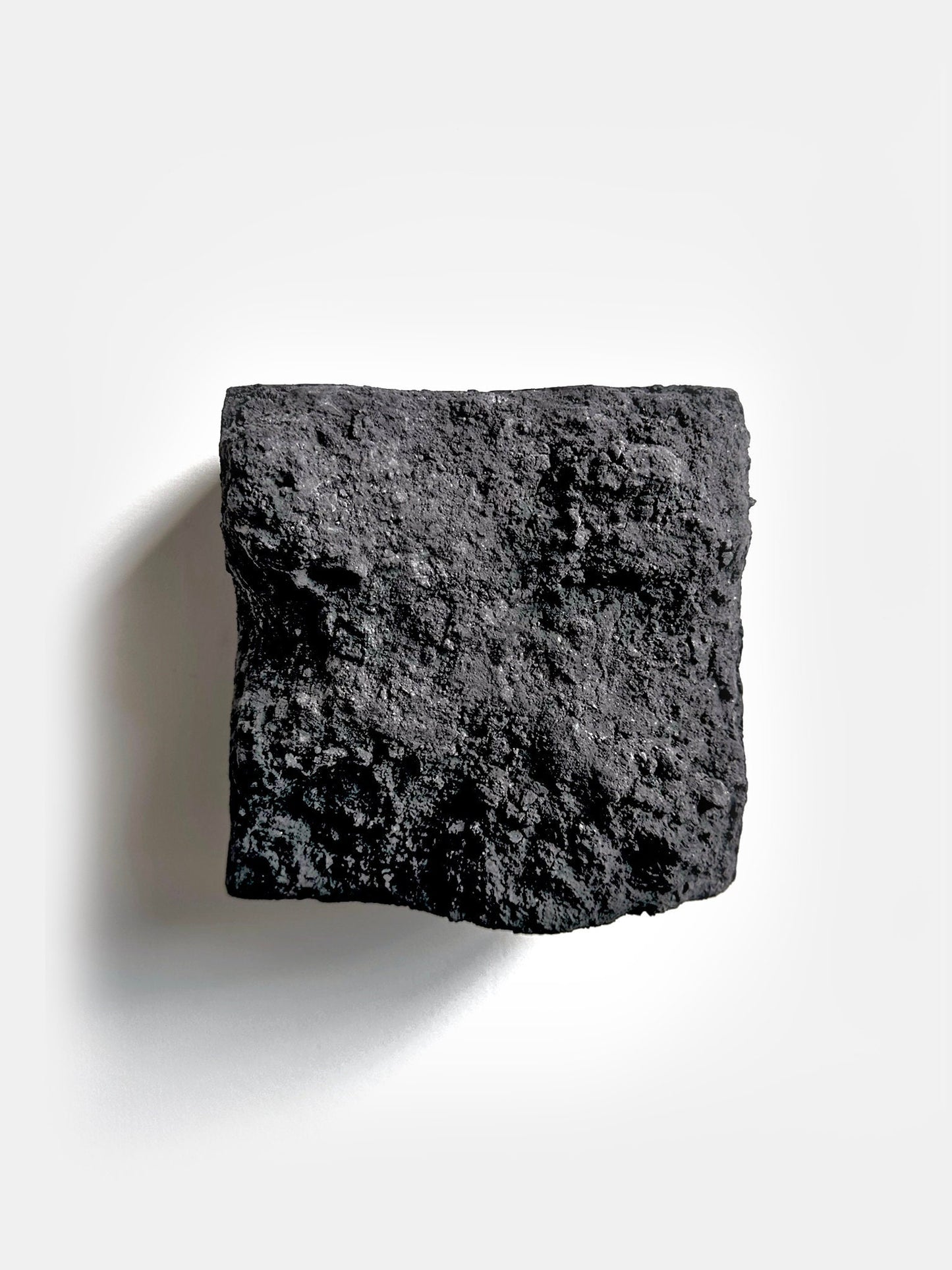 Décoration murale en plâtre, décoration murale en relief, faite à la main. " BROX " Noir