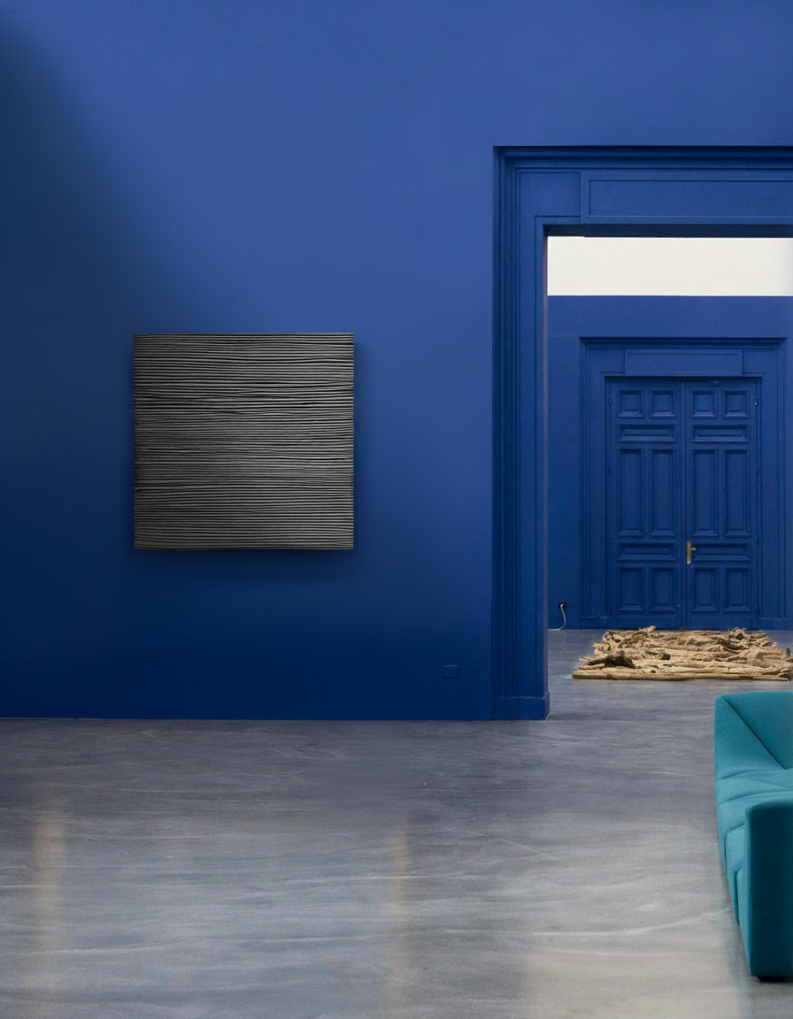 SHADOW Black — Plaster Wall Sculpture