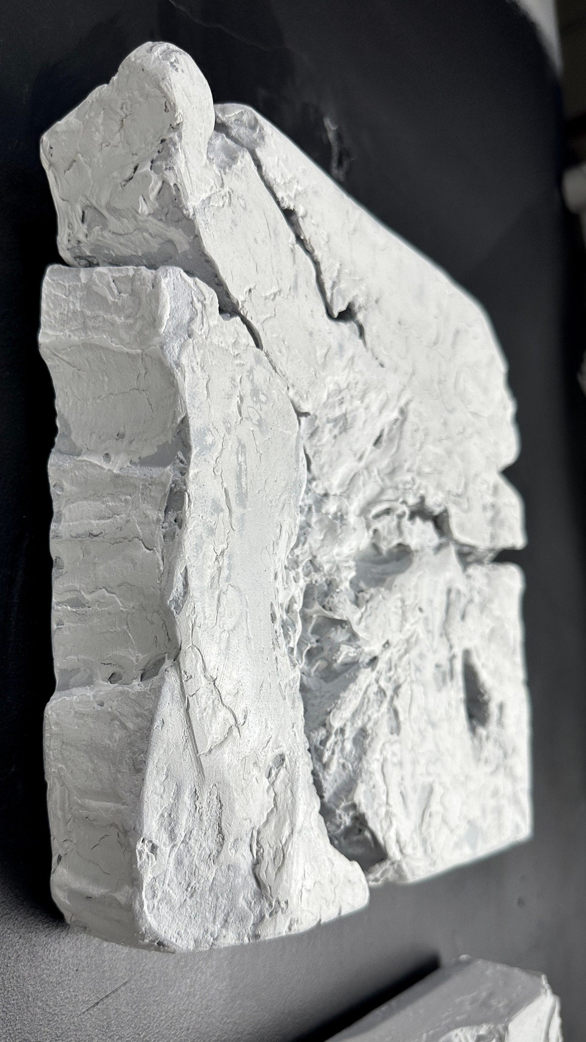 GAIA — White, studio view, natural light on white textured surface, SIZMARI