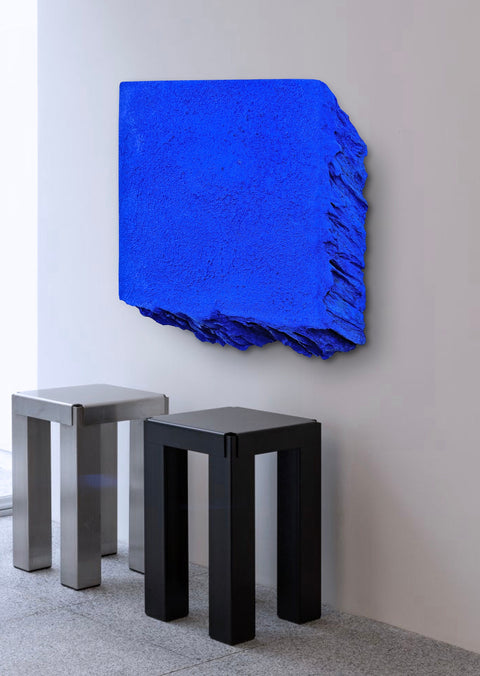 yves klein, yves klein blue, ultramarine, monochrome blue Wabi-sabi, clay wall art, boho wall art, maximalist wall art, 3d wall art, japandi, boho wall decor, plaster wall art, feng shui, wall art set, handmade gift